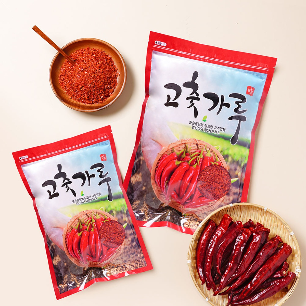 [청원농원] 국산 햇 고춧가루 (중식용 매우 매운맛 = 고추장용) 6kg